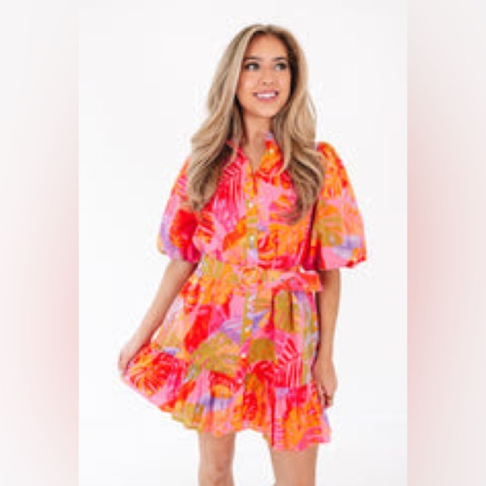 J Marie Eden belted dress